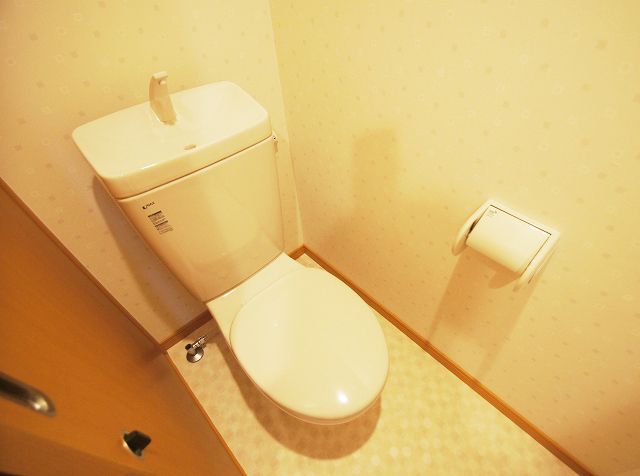 Toilet. It attaches Washlet