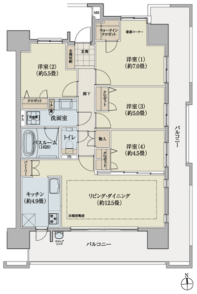 Floor: 4LDK + WIC, the occupied area: 85.07 sq m, Price: TBD