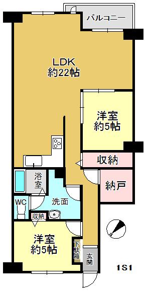 Floor plan. 2LDK + S (storeroom), Price 17.8 million yen, Occupied area 79.48 sq m , Balcony area 4.26 sq m popularity of water purification Street Property.