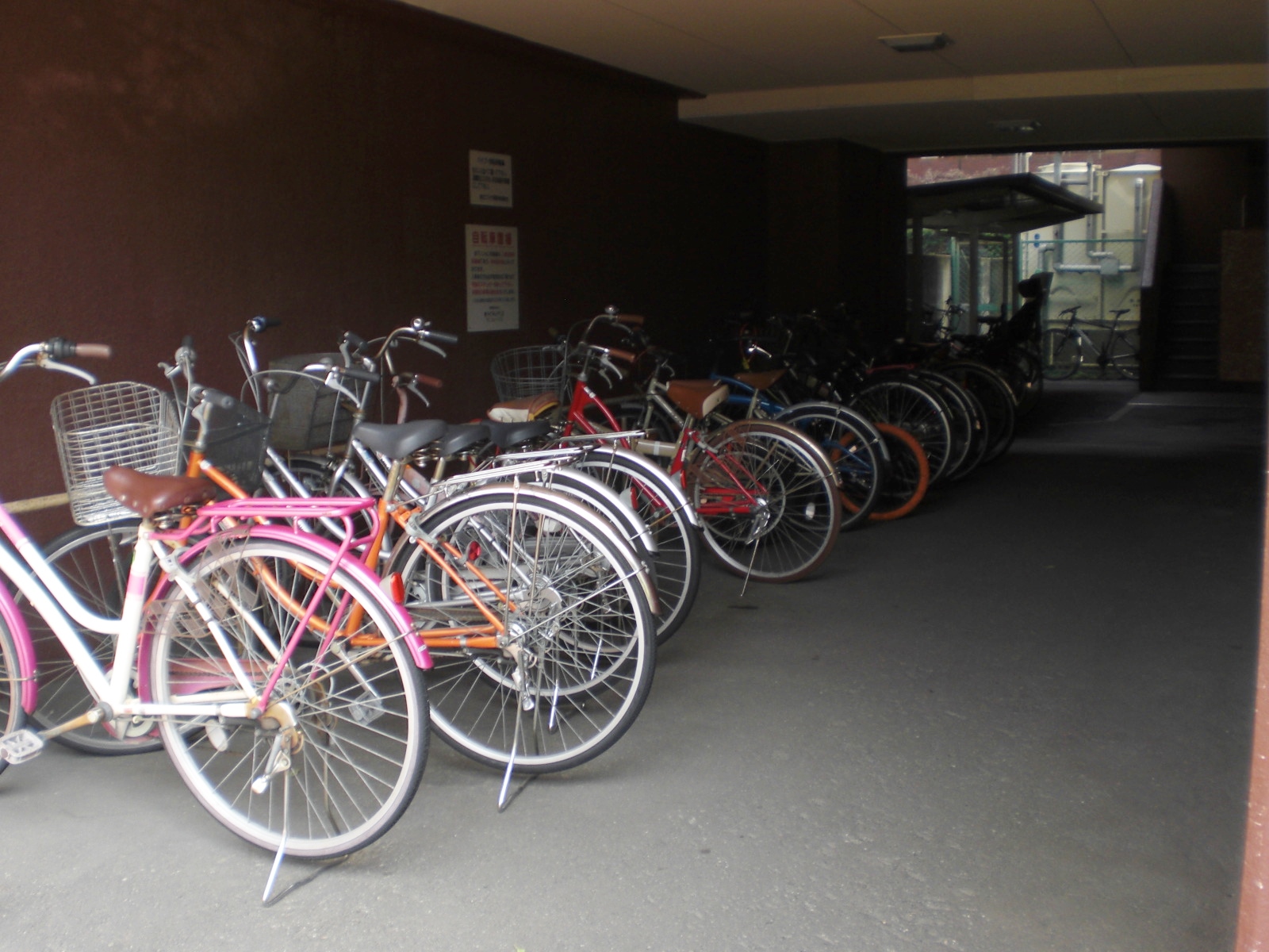 Other common areas. Bicycle-parking space