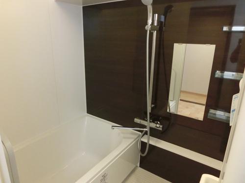 Bathroom. Calm ・ ・ Mood can be slowly brown color panel of ・ ・ Relaxing bath time you spend