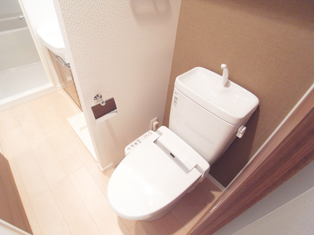 Toilet. With Washlet