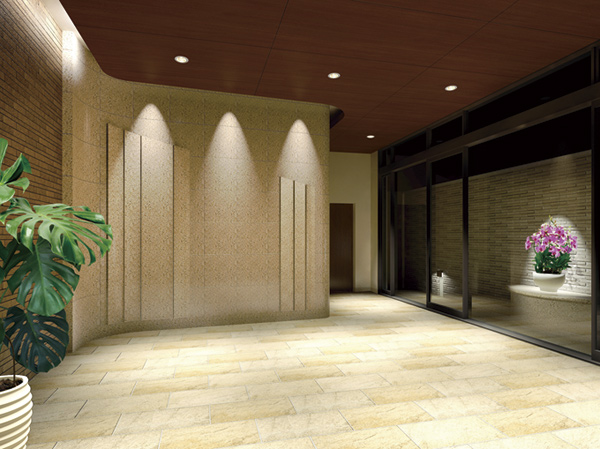 Shared facilities.  [Entrance hall] Sublime entrance hall to hunch the quality of life. (Rendering)