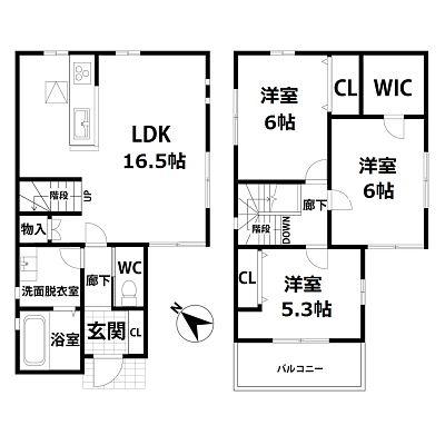 Compartment figure. Land price 20,568,000 yen, Land area 88.5 sq m floor plan! 