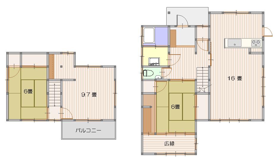 Floor plan. 38,500,000 yen, 3LDK, Land area 200.66 sq m , Building area 94.39 sq m