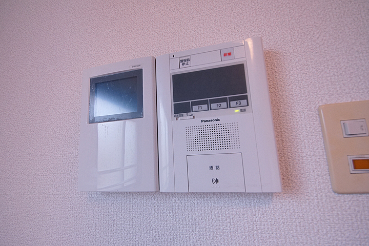 Security. Monitor with intercom