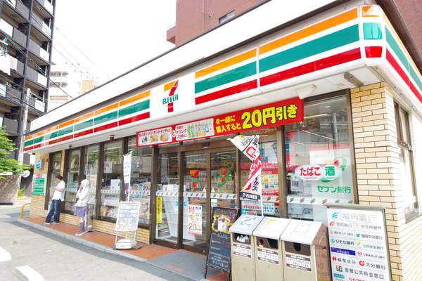 Convenience store. Seven-Eleven Fukuoka Hirao Sanso dori until (convenience store) 95m