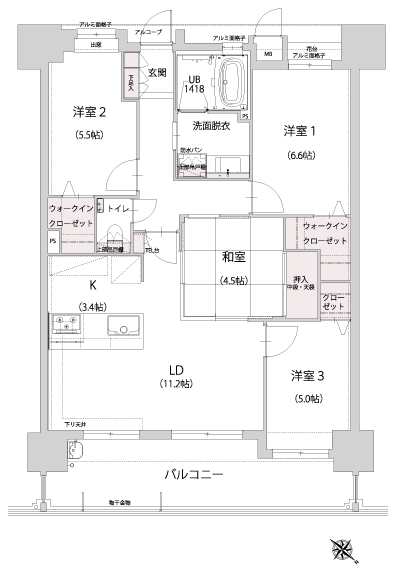 Floor: 4LDK, occupied area: 81.84 sq m, Price: 30,400,000 yen ・ 30,800,000 yen