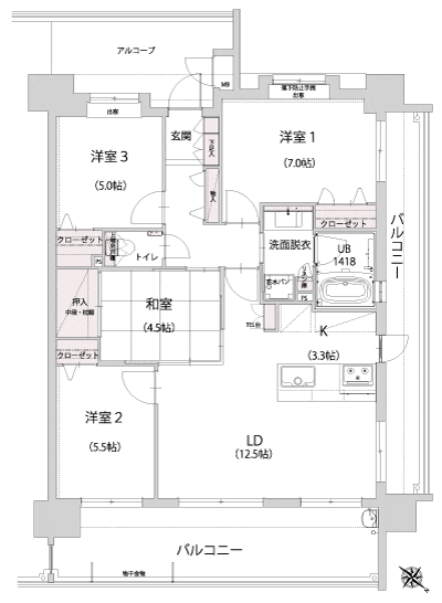 Floor: 4LDK, occupied area: 81.79 sq m, Price: 32,600,000 yen ・ 33,200,000 yen