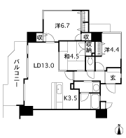 Floor: 3LDK, occupied area: 72.27 sq m, Price: 27.5 million yen