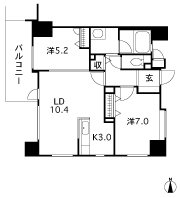 Floor: 2LDK, occupied area: 57.72 sq m, Price: 1980 yen ~ 22,700,000 yen