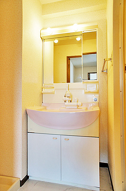 Washroom. Basin dressing room (with shampoo dresser)