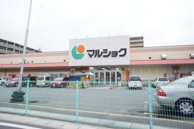 Supermarket. 400m until Marushoku (super)