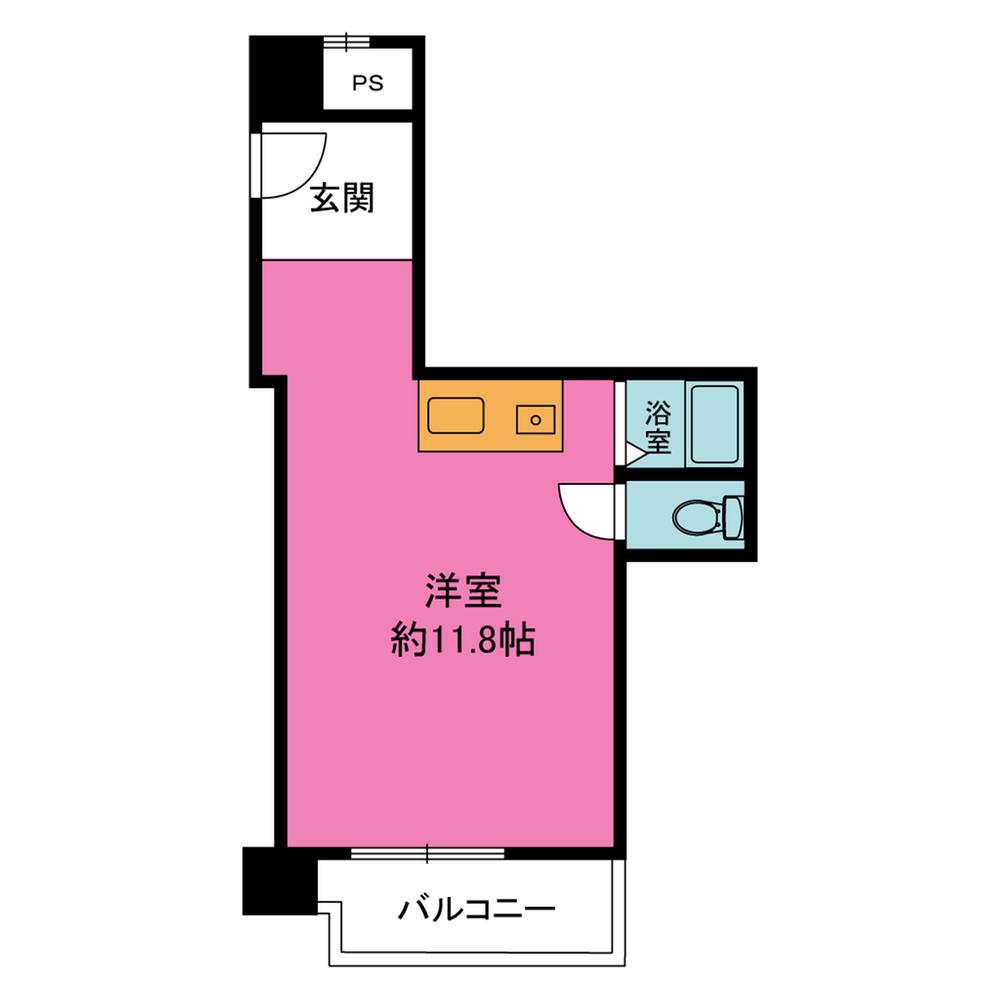 Floor plan. Price $ 40,000, Occupied area 19.18 sq m , Balcony area 2.66 sq m