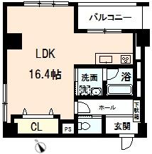 Floor plan. Price 9.8 million yen, Occupied area 44.34 sq m , Balcony area 4.32 sq m