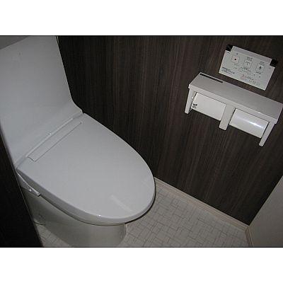 Toilet. Toilet of warm water washing toilet seat!