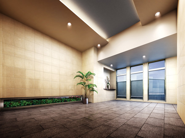Buildings and facilities. Entrance Hall Rendering