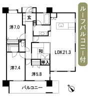 Floor: 4LDK, occupied area: 100.11 sq m, Price: 37.9 million yen