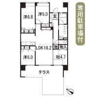 Floor: 4LDK, occupied area: 84.16 sq m, price: 24 million yen