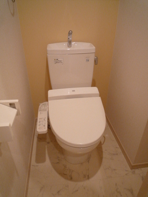 Toilet. With Washlet