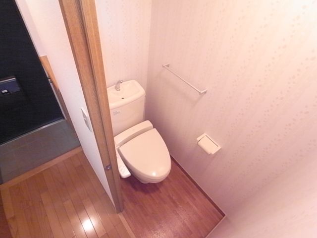 Toilet. Toilet with a clean feeling with a bidet