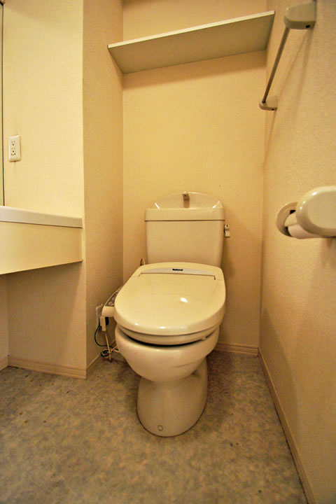 Toilet. With Washlet