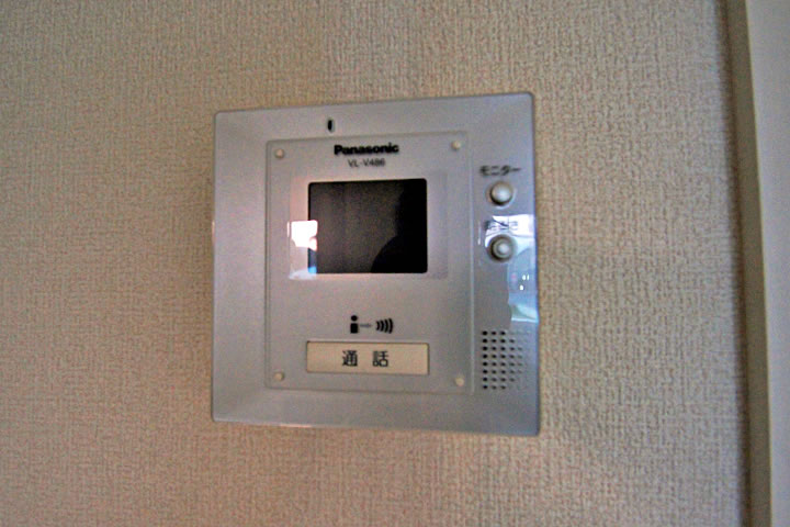 Security. TV monitor with intercom