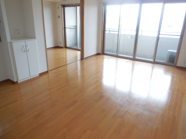 Other room space. It is a bright living room