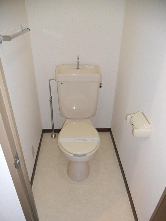 Toilet. Toilet already of ventilation fan exchange