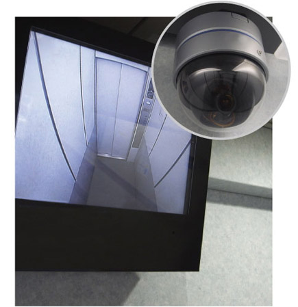 Security.  [Security cameras in the elevator] (Same specifications)