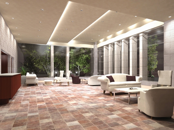 Other. About 40 tatami mats in the lobby lounge (Rendering)