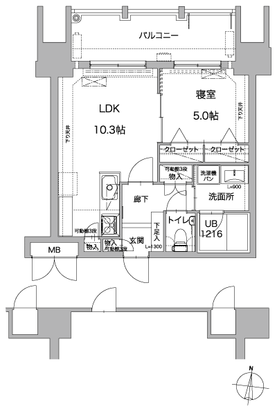 Floor: 1LDK, occupied area: 41.16 sq m, Price: 1980 yen ~ 22,800,000 yen
