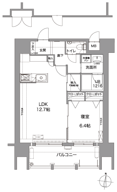 Floor: 1LDK, occupied area: 54.61 sq m, Price: 26.7 million yen ~ 31,200,000 yen