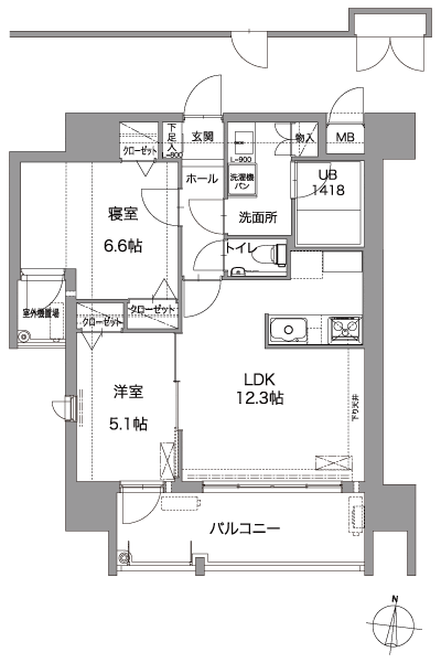 Floor: 2LDK, occupied area: 56.49 sq m, Price: 27,900,000 yen ~ 32,500,000 yen