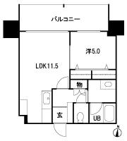 Floor: 1LDK, occupied area: 42.04 sq m, Price: 20.4 million yen ~ 23.4 million yen
