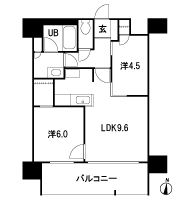 Floor: 2LDK, occupied area: 54.43 sq m, Price: 26,800,000 yen ~ 31,300,000 yen