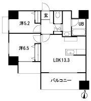 Floor: 2LDK, occupied area: 57.72 sq m, Price: 28,700,000 yen ~ 34,700,000 yen