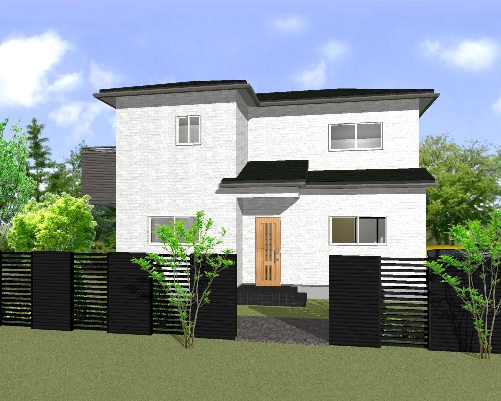 Building plan example (exterior photos). Building area 101.01 sq m