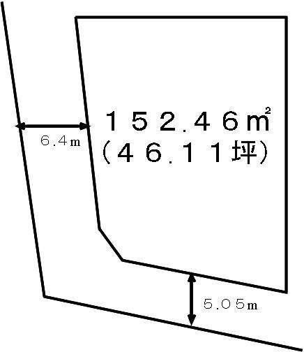 Compartment figure. Land price 10,380,000 yen, Land area 152.46 sq m