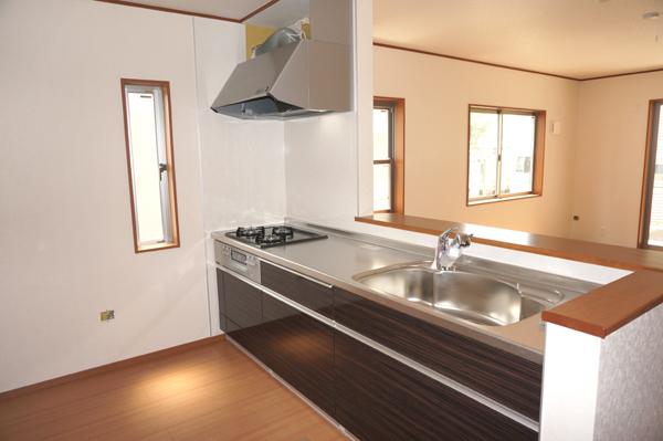 Same specifications photo (kitchen). (3 Building) same specification image  ※ All building counter kitchen, Full sliding storage