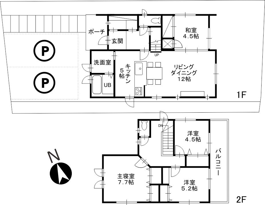 Compartment view + building plan example. Building plan example, Land price 13,350,000 yen, Land area 169.74 sq m , Building price 15,450,000 yen, It will be building area 100.6 sq m 3 No. areas of the building plan. We plan to ready-built housing in this plan. Mid-December is scheduled to break ground.