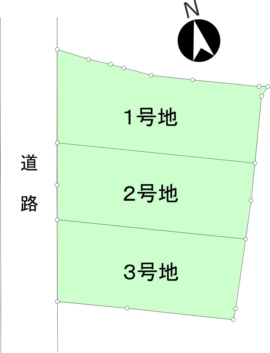 The entire compartment Figure. Ready-built houses will be built in the No. 3 place. 1, No. 2 place is the order residential land.