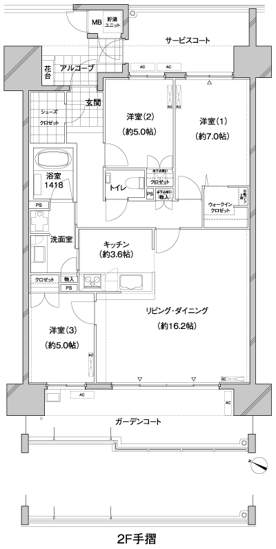 Floor: 3LDK, occupied area: 86.49 sq m, Price: 27,800,000 yen ~ 28.8 million yen