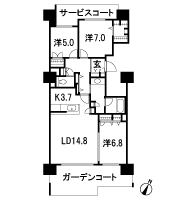 Floor: 3LDK + TR, the occupied area: 88.09 sq m, Price: 28,400,000 yen ~ 35.4 million yen