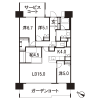 Floor: 4LDK, the area occupied: 93.2 sq m, Price: 27,100,000 yen ~ 31,300,000 yen