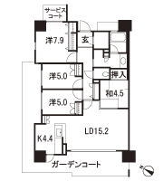 Floor: 4LDK, occupied area: 95.31 sq m, Price: 27,400,000 yen ~ 33,600,000 yen