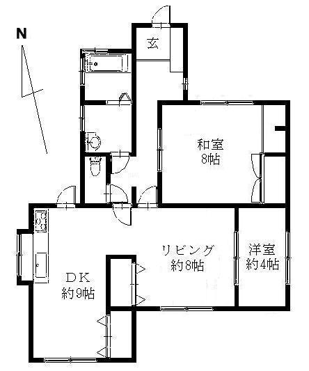 Floor plan. 20 million yen, 2LDK, Land area 167.37 sq m , It is a building area of ​​74.52 sq m Floor. 