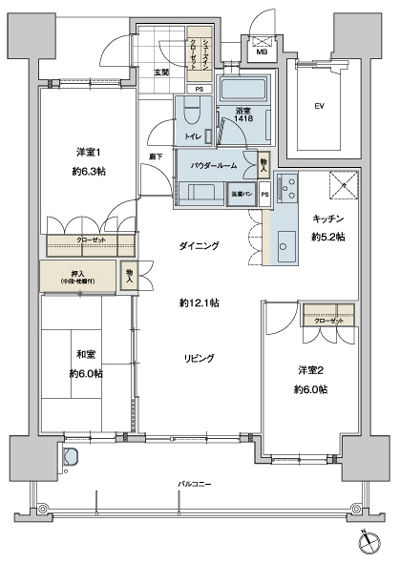 Floor: 3LDK, the area occupied: 78.7 sq m, Price: 28,912,781 yen