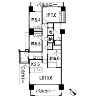 Floor: 4LDK, the area occupied: 96.8 sq m, Price: 34,627,776 yen