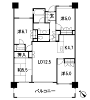 Floor: 4LDK, occupied area: 85.44 sq m, Price: 30,438,876 yen